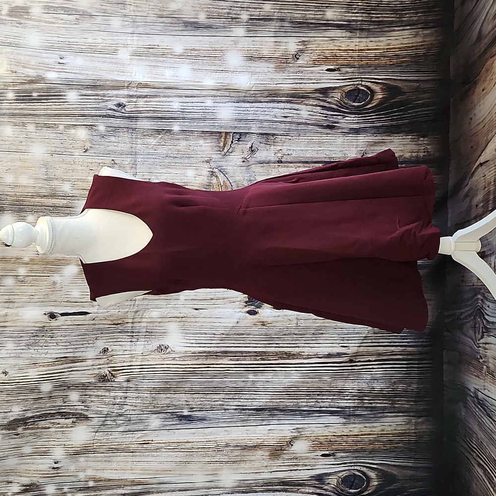 Nanette Lepore Burgundy Dress